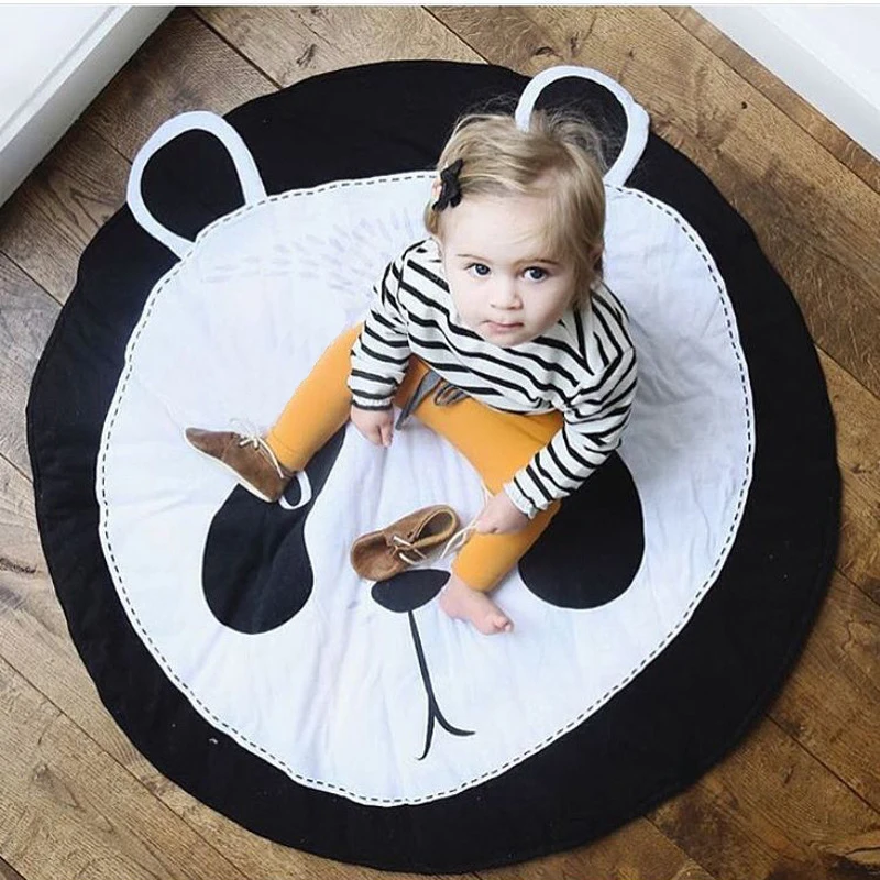 Детский игровой коврик Toys Tapete Infantil хлопковый круглый детский для игр в