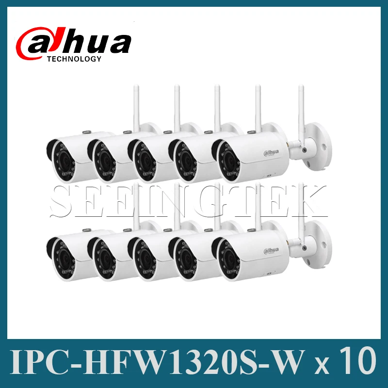 10 шт./лот Dahua IPC-HFW1320S-W 3MP Мини Пуля IP Камера инфракрасный CCTV DHL экспресс-доставка |