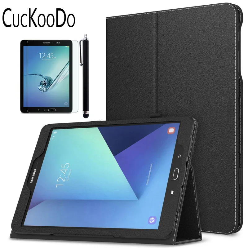 CucKooDo для Samsung Galaxy Tab S3 9 7 '' тонкий складной чехол дюйма зеркальный + стилус