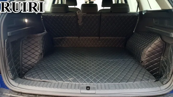 Бесплатная доставка! Специальные коврики для багажника автомобиля Skoda KODIAQ 5 мест