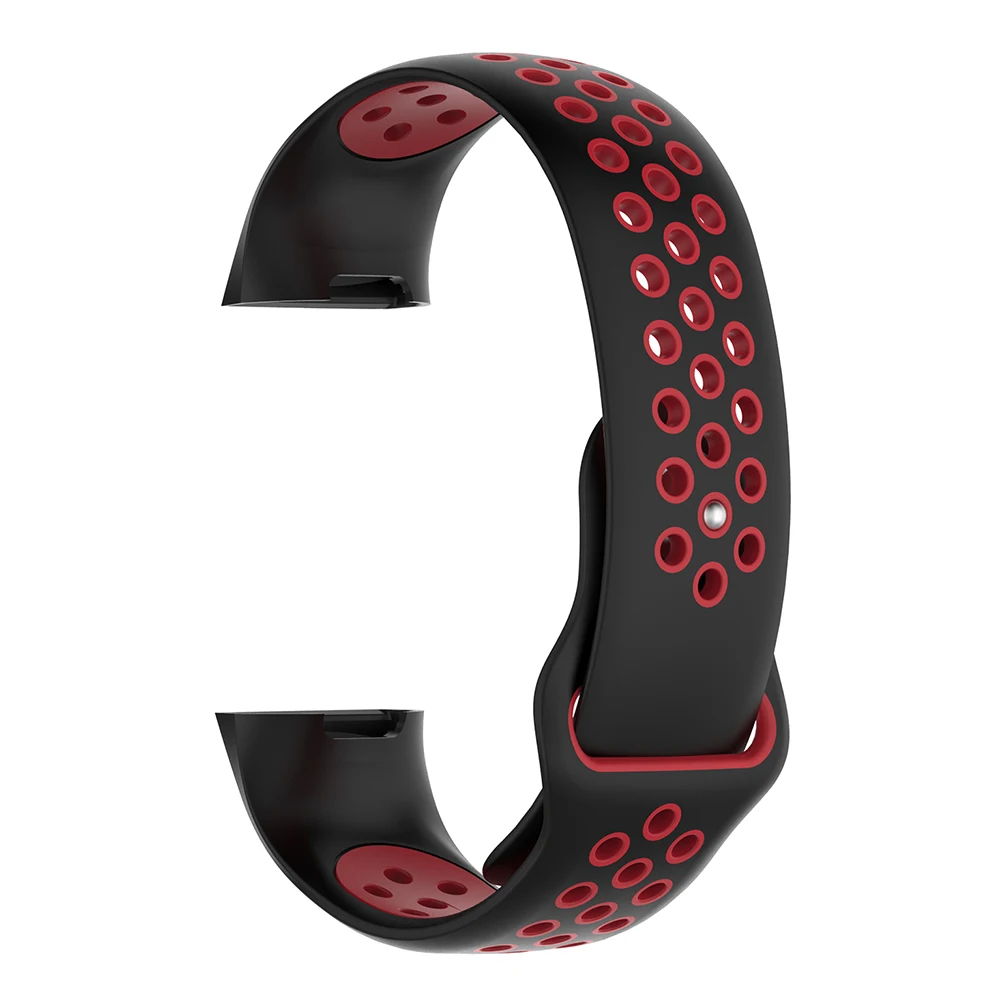 Ремешок для Fitbit Charge 3 Band двойной цветной умный силиконовый браслет ремешок