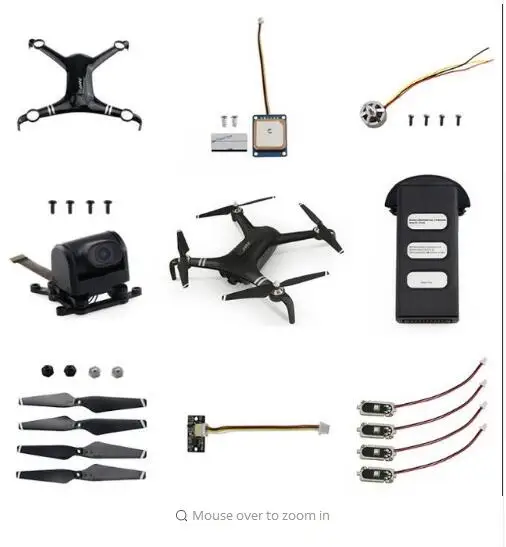 JJRC X7 RC Дрон запасные части лопасти двигателя GPS корпус приемная плата пульт