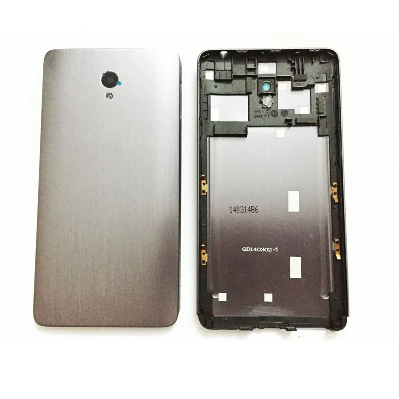 Оригинальная новая задняя крышка аккумулятора для lenovo S860, корпус с задней камерой, стеклянный объектив
