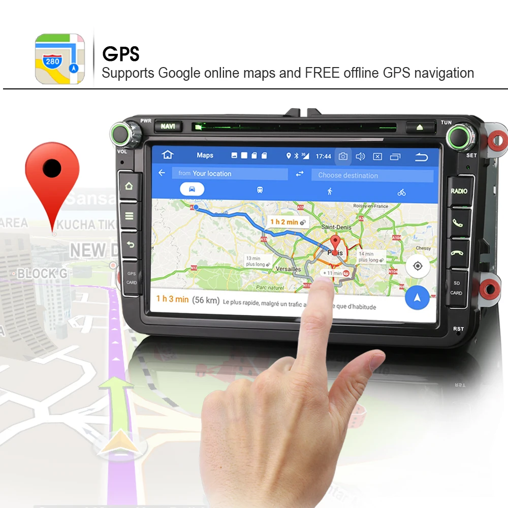 8 &quotDAB + Android 0 Авторадио Bluetooth для SKODA Fabia octavia Roomster CD GPS WiFi 3G RDS DVD DVR DTV автомобильный