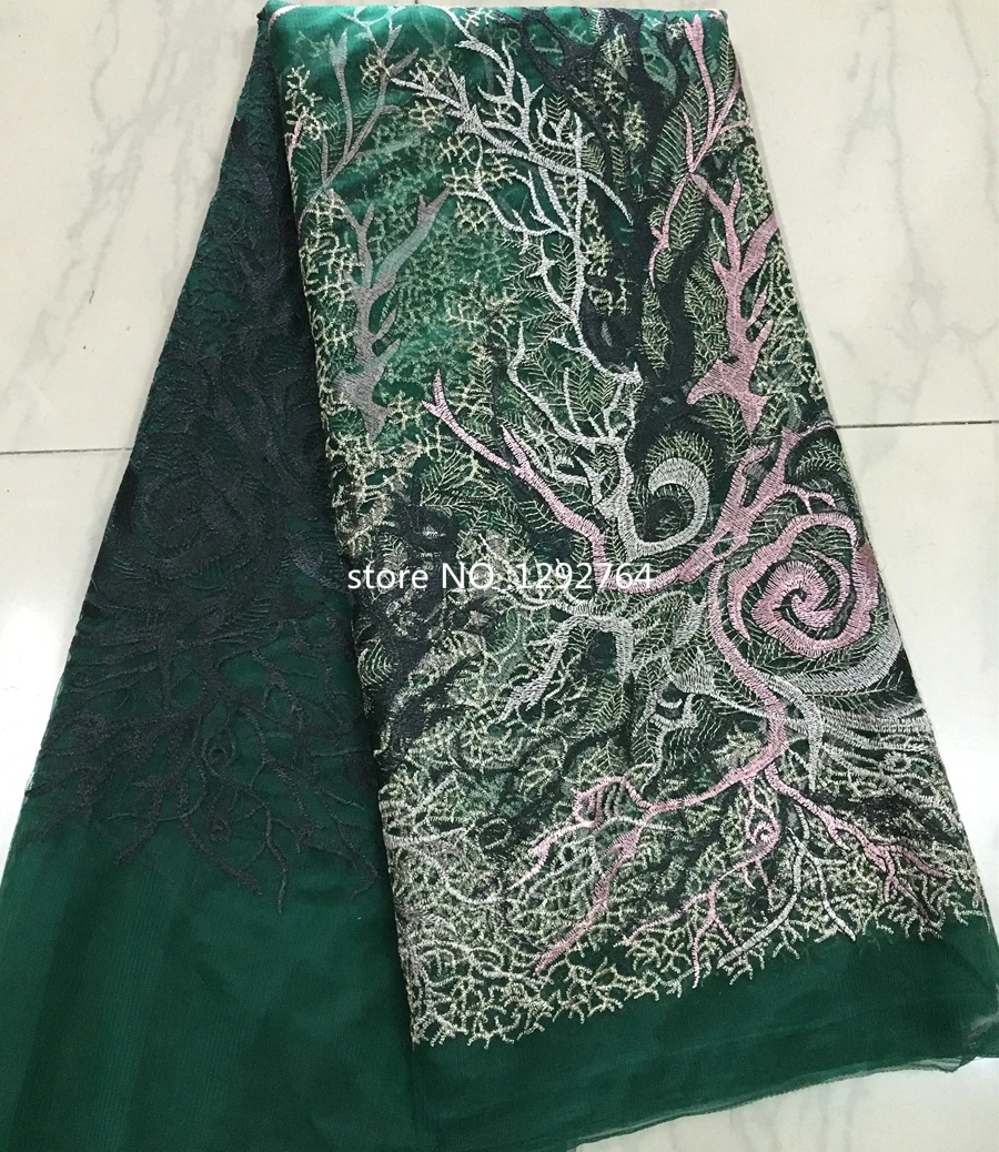 NEW Embroidery designs polyester high quality african Tulle lace. latest nigerian french lace fabric for women Wedding dress | Дом и сад