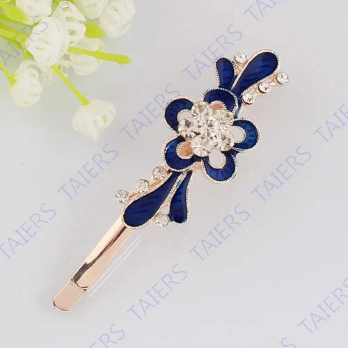 Аксессуары для волос повязка с цветами шпилька Пряжка женская заколка