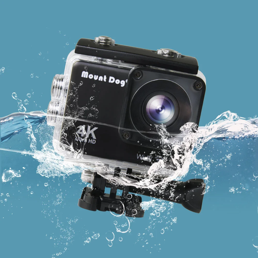 Аксессуары для Go Pro Ultra HD 4K Спортивная экшн-видеокамера WiFi 30fps 170D Водонепроницаемая камера с ремнем на грудь