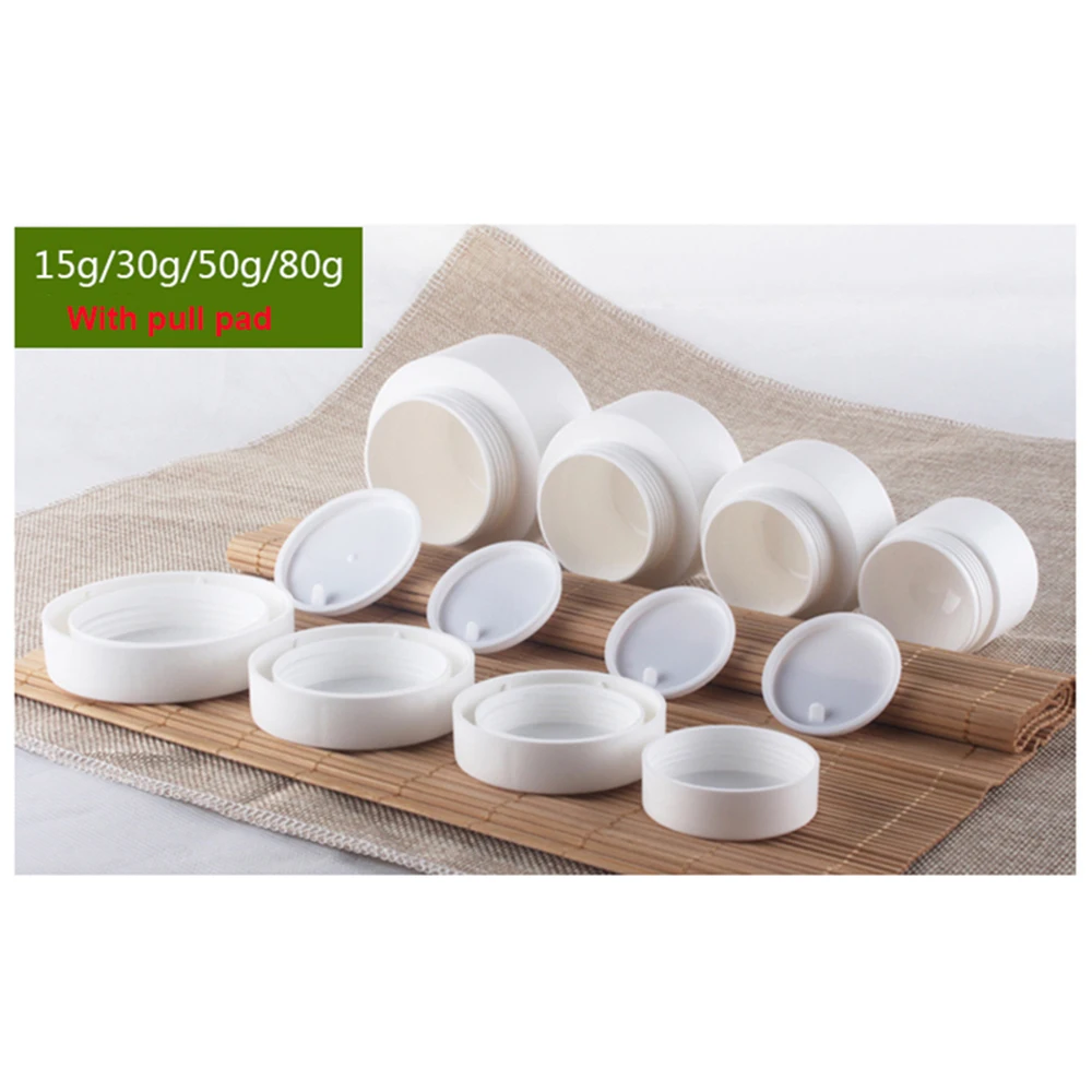 10 шт. контейнеры для упаковки косметических образцов пластиковые банки пустая