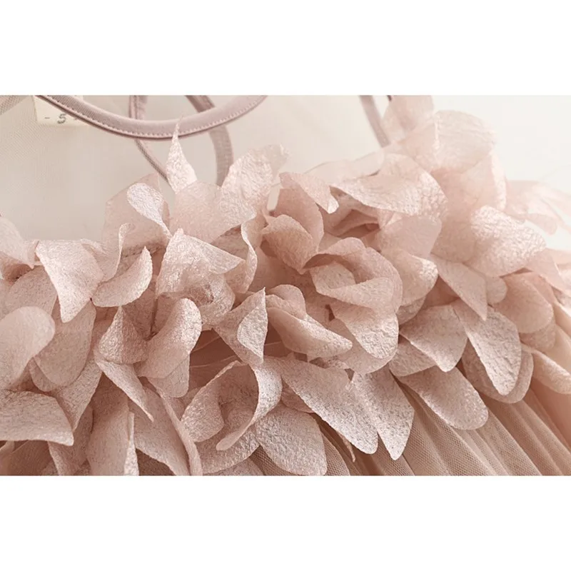 

GEMTOT children's dress summer new girls sweet lace vest dress children princess dress sleeveless mesh dress