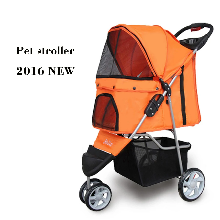 Высококачественная коляска для плюшевых собак трехколесная кошек и простая