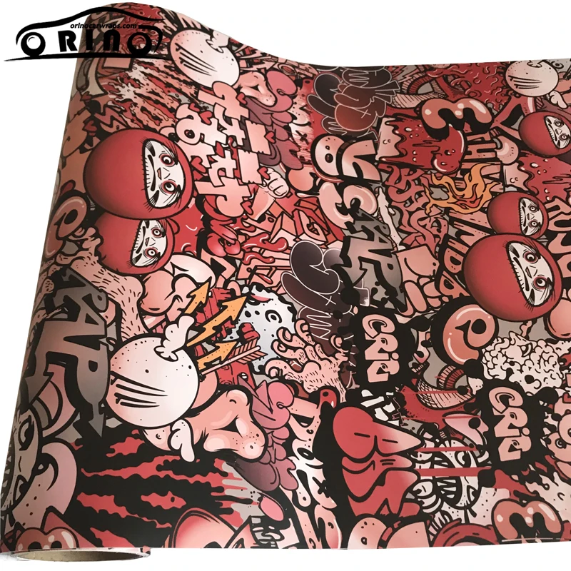 Виниловая наклейка граффити в виде бомбы для автомобиля ПВХ JDM гоночный