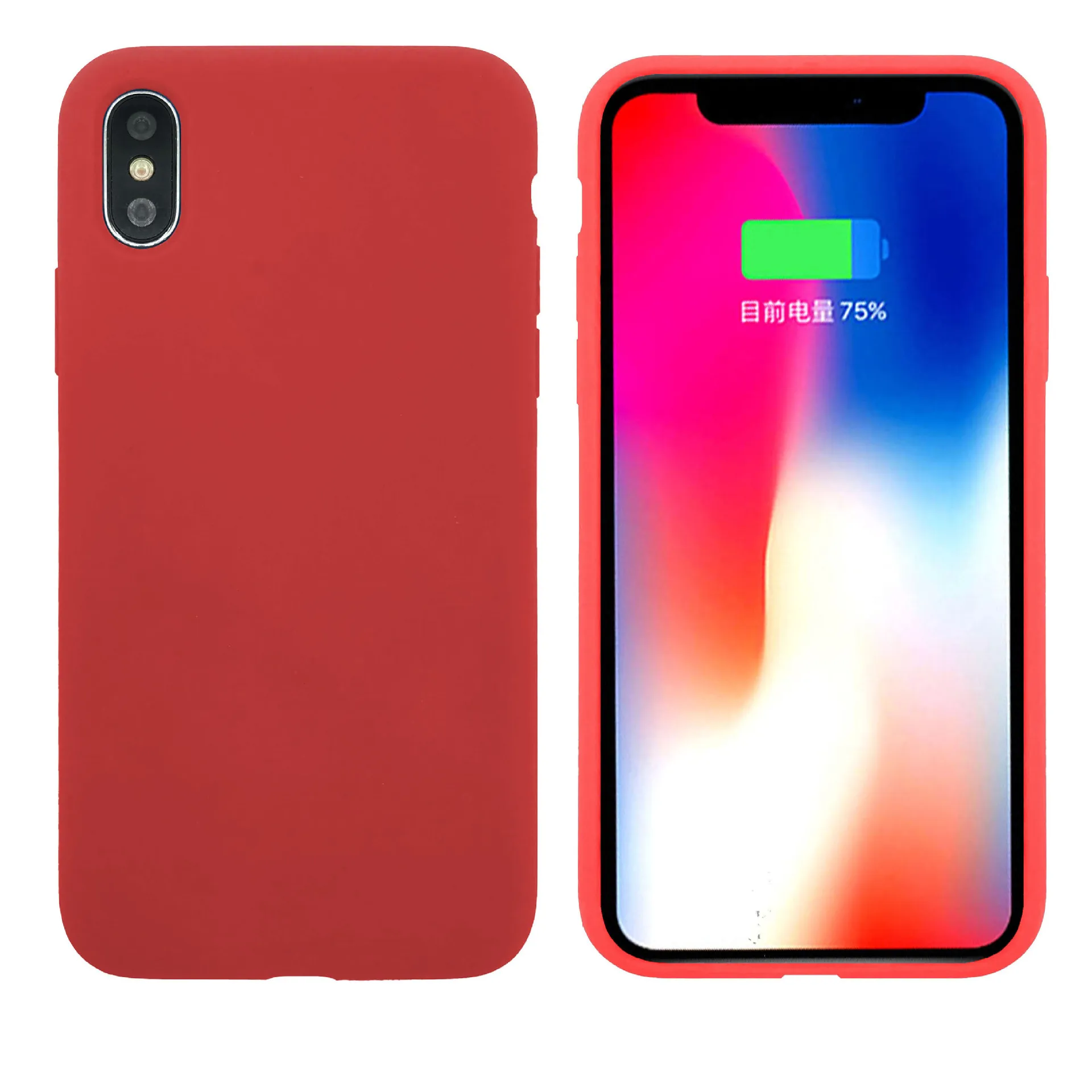 OCHGEP жидкий силиконовый тонкий чехол для iPhone 8 7 Plus X/XS чехол для iPhone X XS 7 8 чехол для телефона s с розничной упаковкой