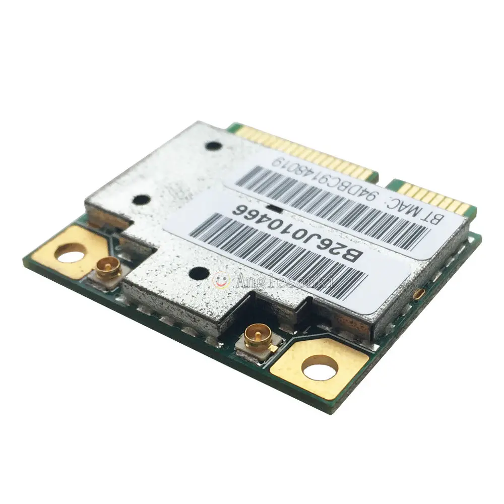 

Realtek RTL8188CEBT 802.11 b/g/n WiFi + BT 3.0 150Mbps Mini PCI-E Wireless WLAN Combo Card