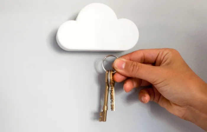 Крутой белый Креативный Новый магнитный держатель для ключей в форме облака