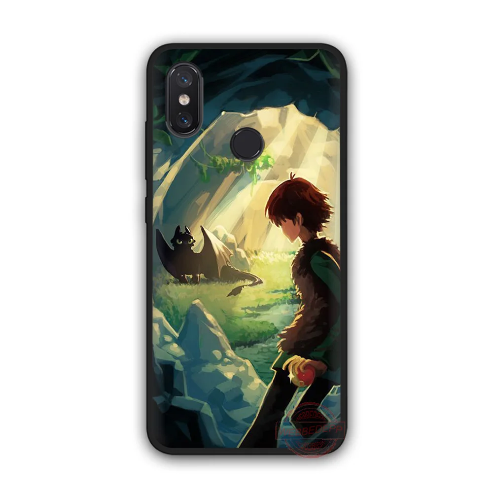 WEBBEDEPP toothless How To Train Your Dragon TPU phone case for Xiaomi Mi 6 8 A2 Lite A1 F1 9 MAX 3 SE |
