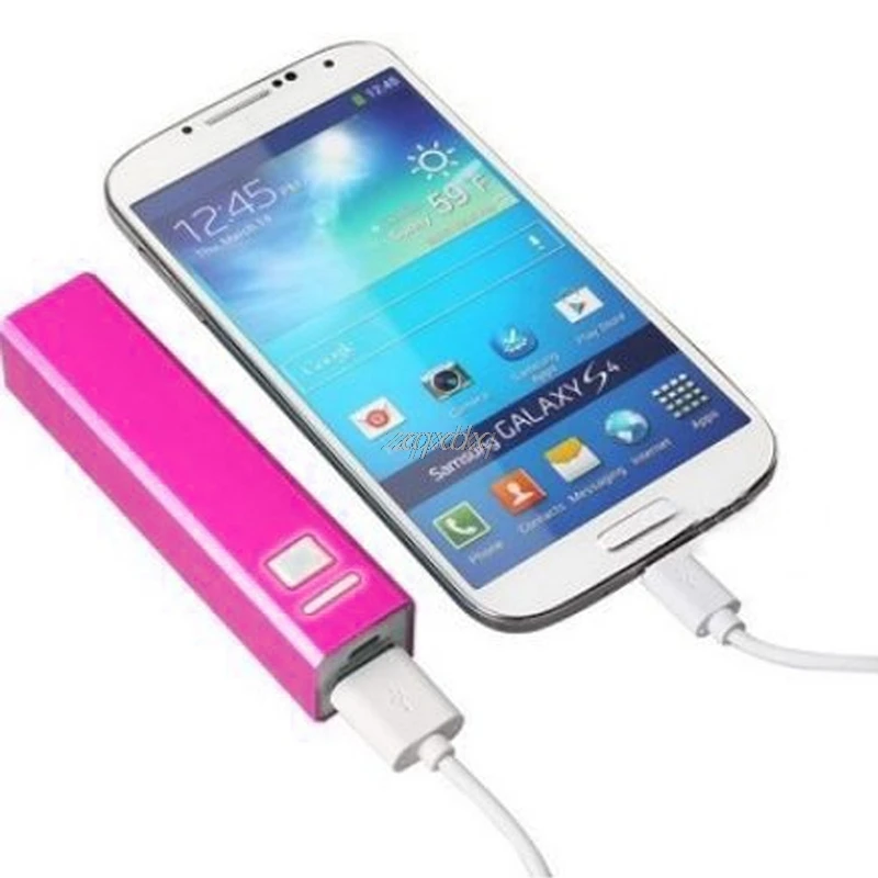 Алюминиевый USB внешний аккумулятор чехол 18650 зарядное устройство DIY Набор для iPhone