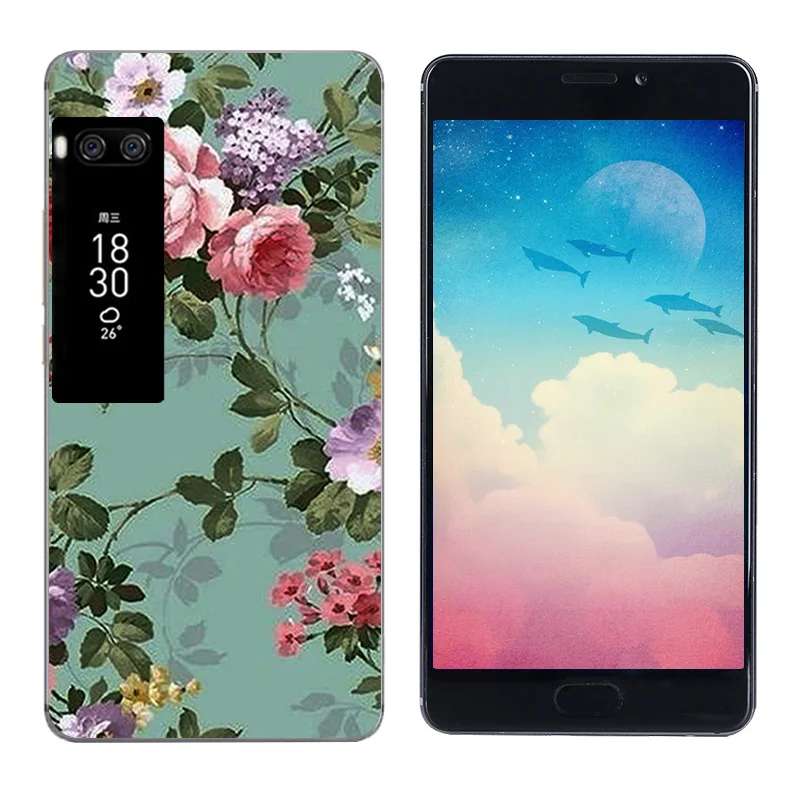 Slim Funda for Meizu Pro 7 Plus Back Phone Cover 5.7inch Pro7 Flexible TPU Silicon Cases Fashion Protection Shell |