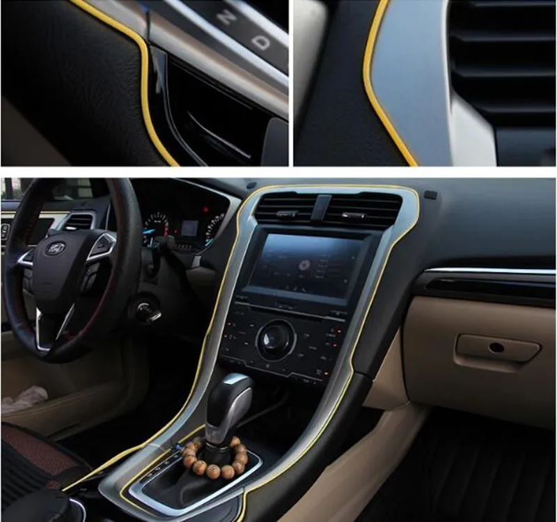 Update 3 generation Car styling Decorative thread sticker for Audi a4 a3 q5 q7 a5 b6 b8 a6 c5 b7 c6 audifonos blueto Accessories |