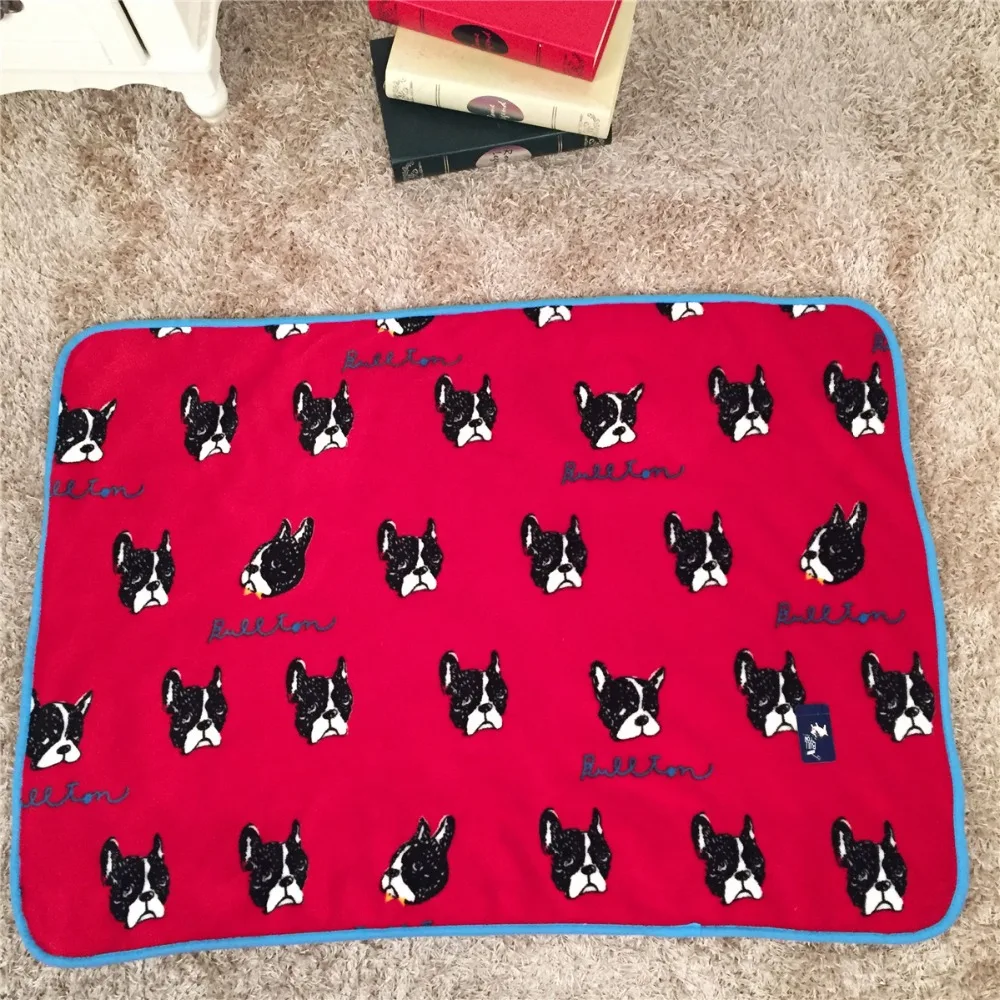 Flannel fleece blanket for kid and child lithe soft 38x28 inch aircon sheet cartoon dog design | Дом и сад