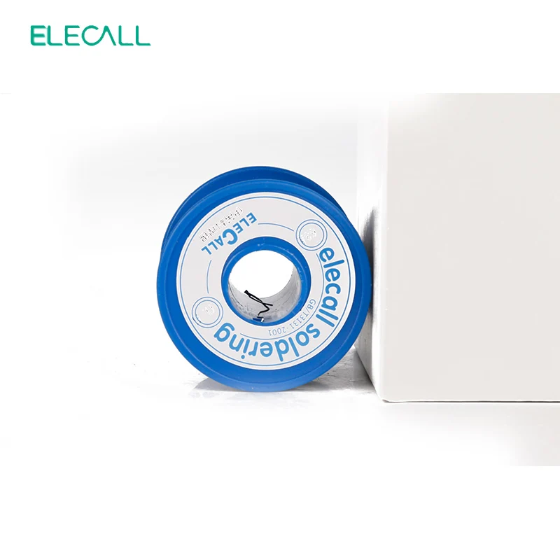 

ELECALL New Arival 63/37 Tin 0.8mm 450g Wire Tin /Lead 0.8mm Rosin Roll Flux Reel Lead Melt Core Soldering Tin Solder Wire