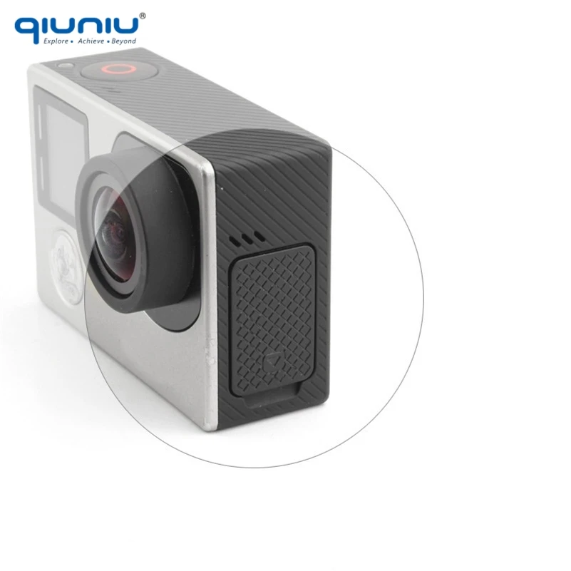 Защитный чехол QIUNIU для GoPro 2 шт./лот USB запасной защитный Go Pro Hero 4 3 + черный