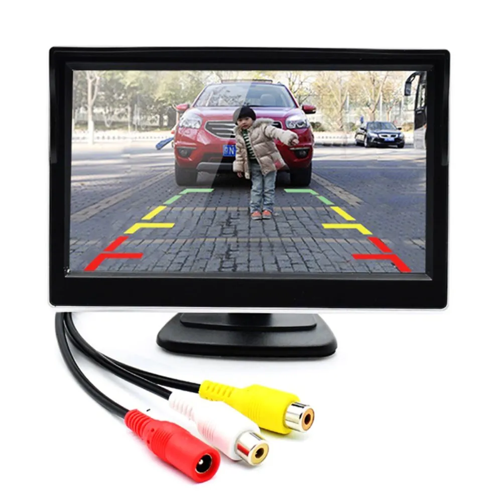 5 дюймов автомобиля зеркало заднего вида монитор HD 800*480 на тонкопленочных