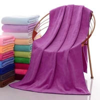 10 color new fashion soft microfibre beach bath towel swim washcloth lightweight large towel sports travel accessories