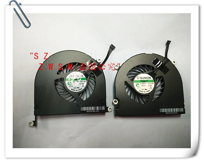 Новый вентилятор охлаждения ЦП для Apple MACBOOK A1297 MC721 MC723 MC725 MC226 MC227 стандарта L & R