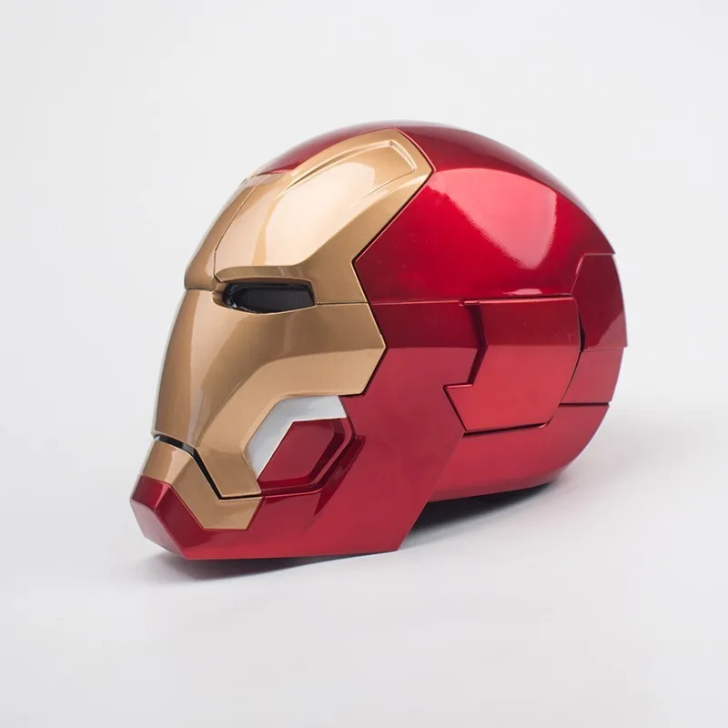 Marvel Legends Mk7 1/1 шлем Железного человека носимые Фигурки Мстителей подвижная модель фильм периферия Figma Electric - Цвет: MK42 plastic Manual