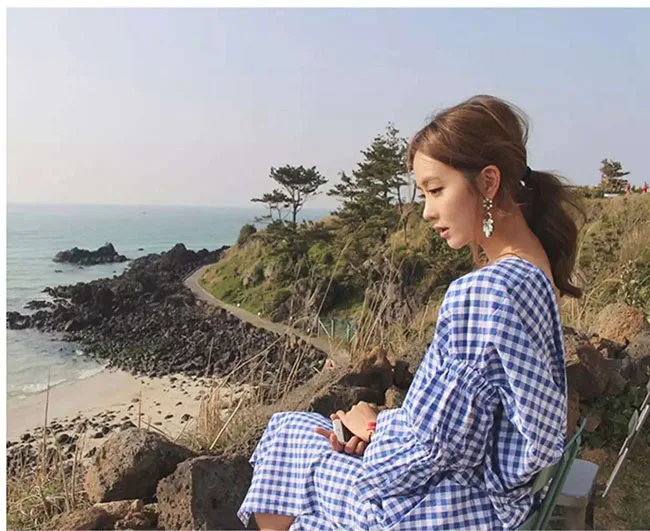 Женское плиссированное платье с бантом Элегантное Длинное желтое цветочным