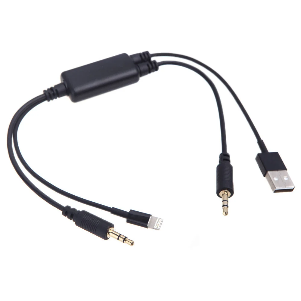 Lonleap качество автомобиля Авто USB 3 5 мм AUX адаптер музыкальный интерфейс кабель для