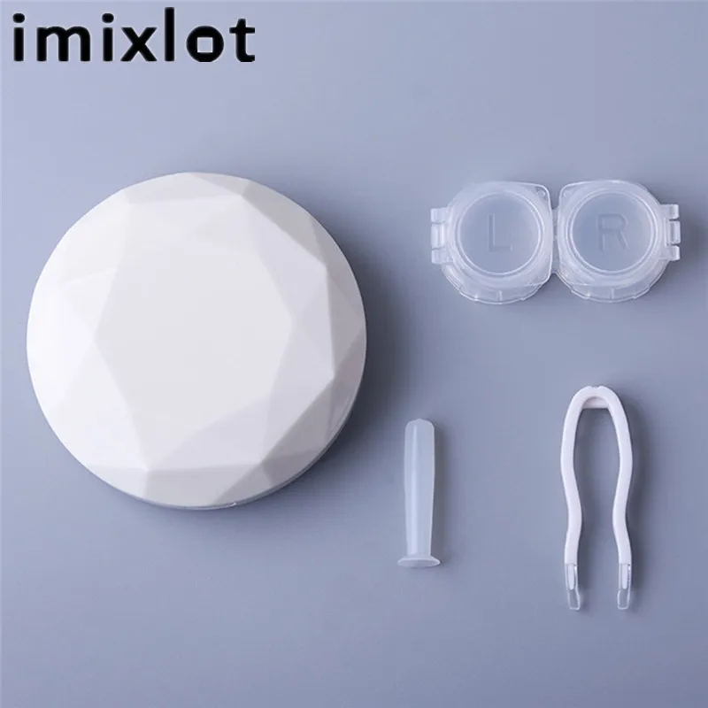 IMIXLOT новый милый Стильный карманный мини чехол для контактных линз путешествий