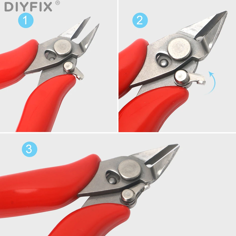DIYFIX 3 5 &quotмини диагональные режущие плоскогубцы с проводным кабелем боковым