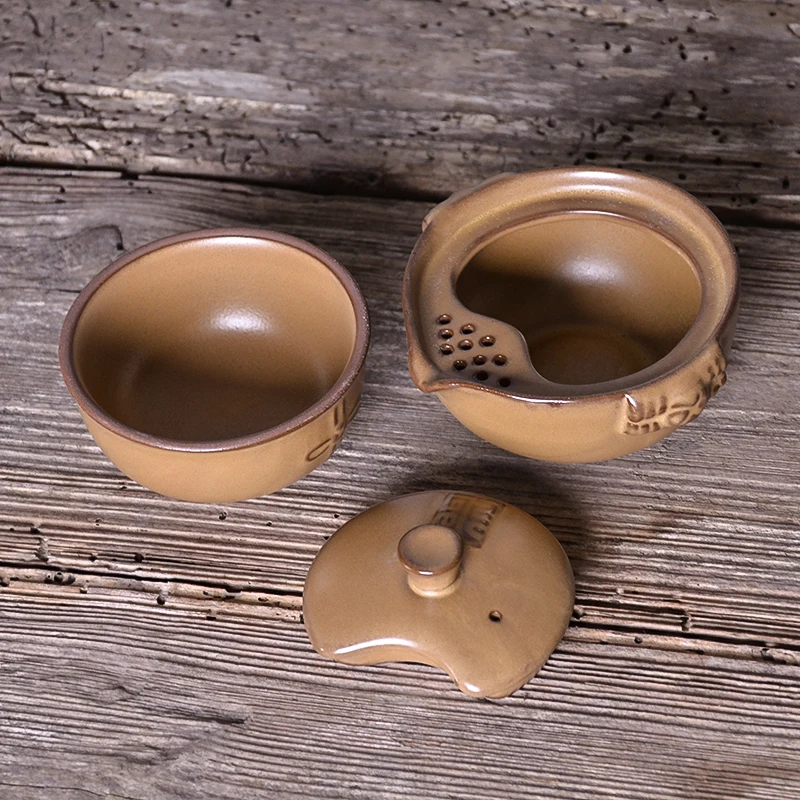 TANGPIN Японский керамический заварочный чайник gaiwan чайный портативный чайный набор для путешествия