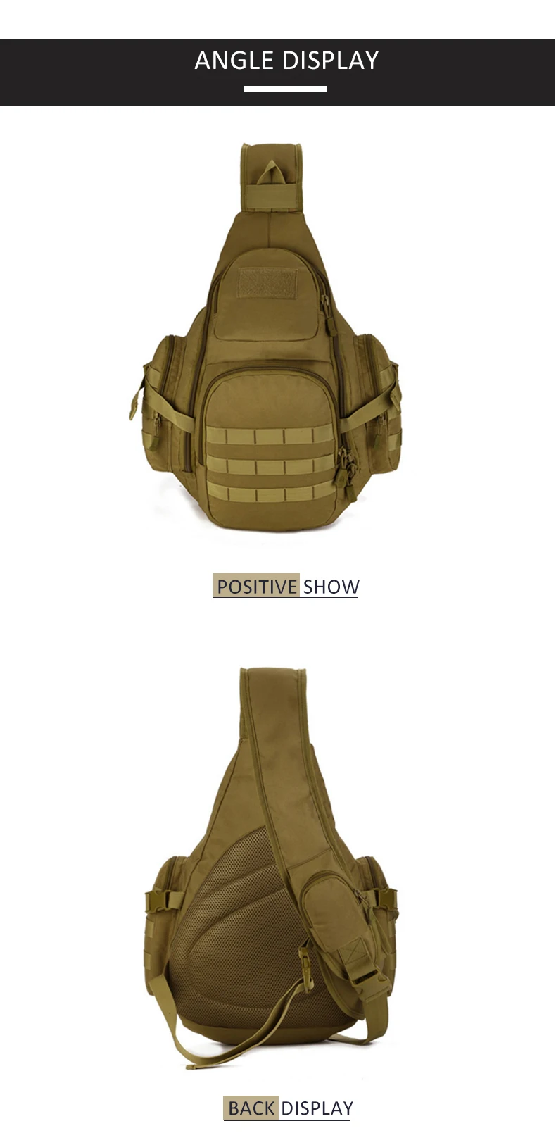 20-35L тактическая сумка-слинг, Водонепроницаемая спортивная сумка на плечо, тактические военные рюкзаки для кемпинга, на открытом воздухе, с одним ремнем, нагрудная сумка