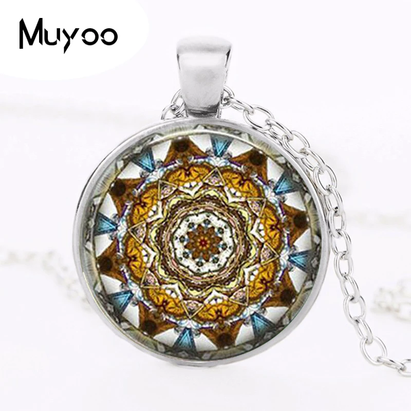 Женское колье с мандалой Винтажное чокер для йоги бижутерия HZ1 2017|pendants for women|mandala