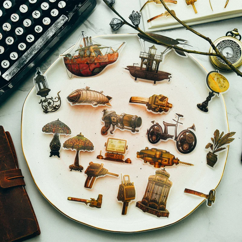 YPP CRAFT 40 шт винтажные бумажные наклейки для скрапбукинга DIY