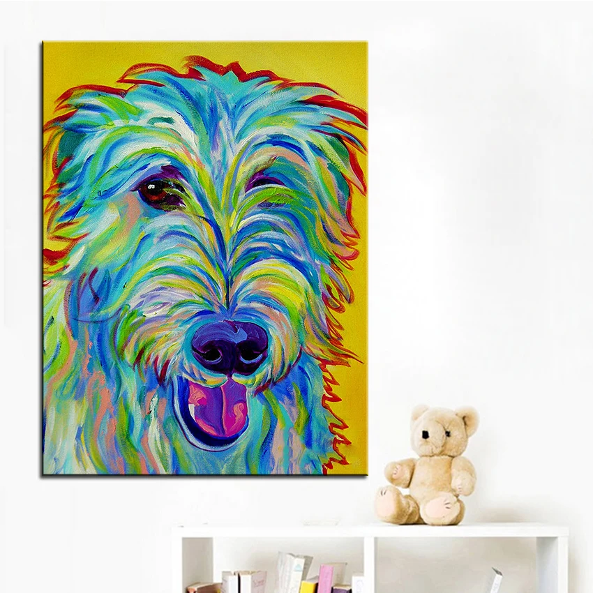 Картина маслом большого размера с принтом Настенная картина в виде Ириша