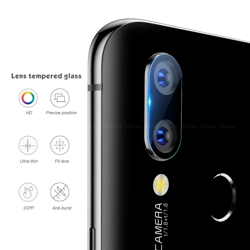 2 в 1, ультратонкое прозрачное стекло для huawei Y6 Y7, пленка для объектива камеры, закаленное стекло для huawei Y7 Y6 pro, защитная пленка для экрана