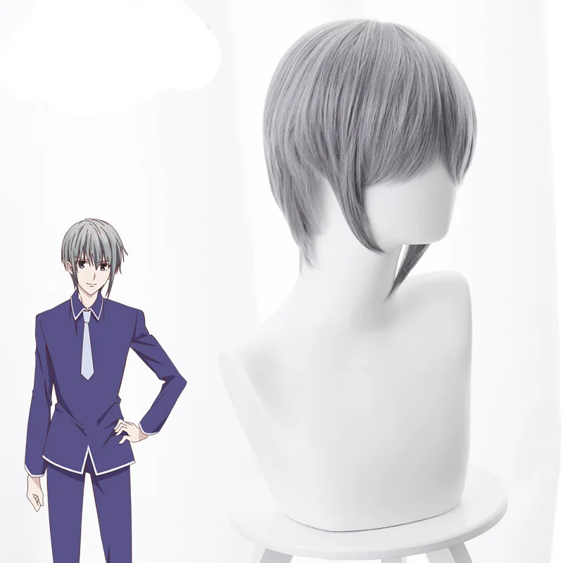 Парики Coshome для косплея по мотивам аниме корзина фруктов мужчин и женщин короткие