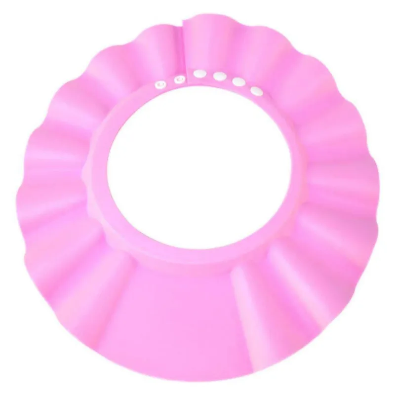1pc Safe Shampoo Shower Bathing Protection Bath Cap Soft Adjustable Visor Hat for Toddler Baby Kids Children Dropship | Мать и ребенок