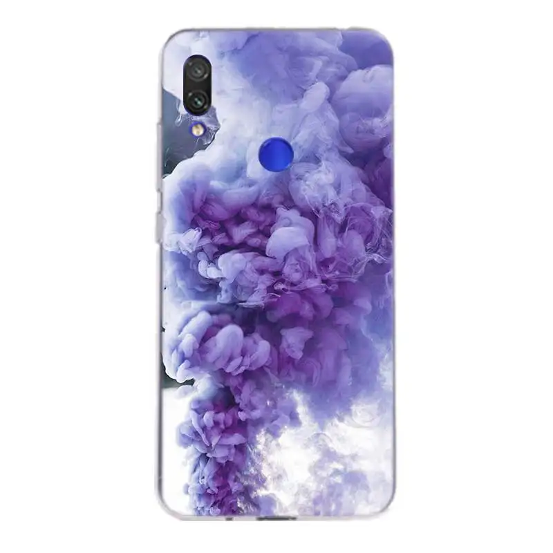 Цветной дымчатый чехол для Xiaomi Xiomi redmi Note 7 Pro 6 5 Plus 4 4A 4X 5A 6A S2 силиконовый из ТПУ с