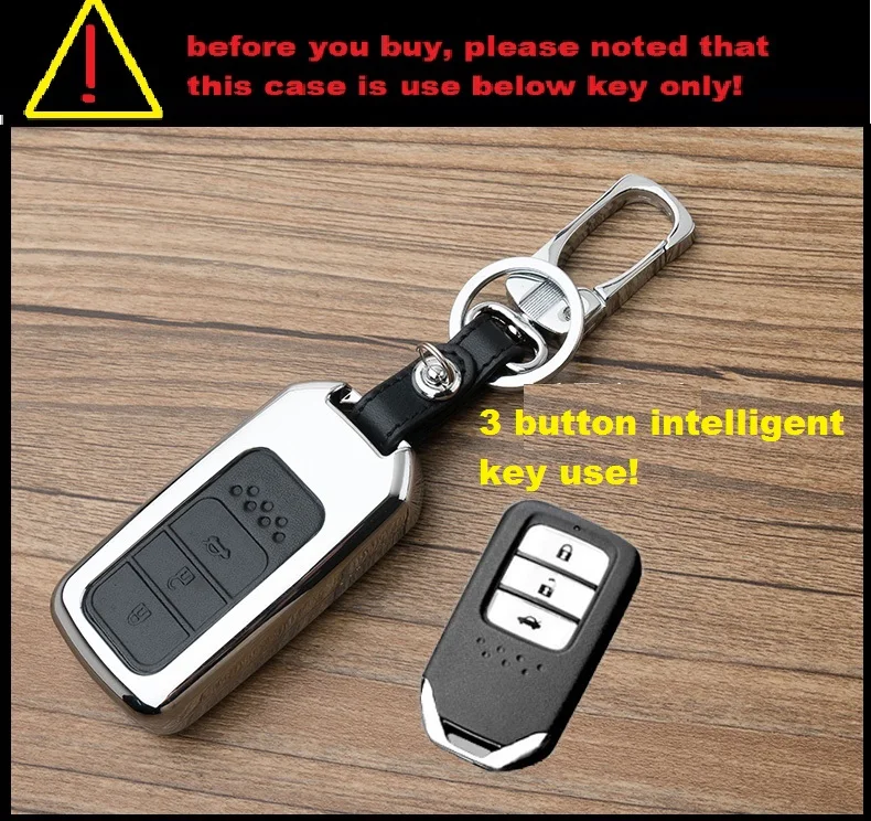 

Dianshi Zinc alloy Car Key Cover Case Protect Skin For Honda Accord Civic CRV CRIDER