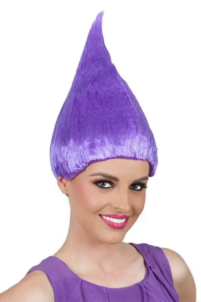 Trolls Poppy Wig For Kids 36cm Children Cosplay Party Supplies IN STOCK 9 color | Shower Caps