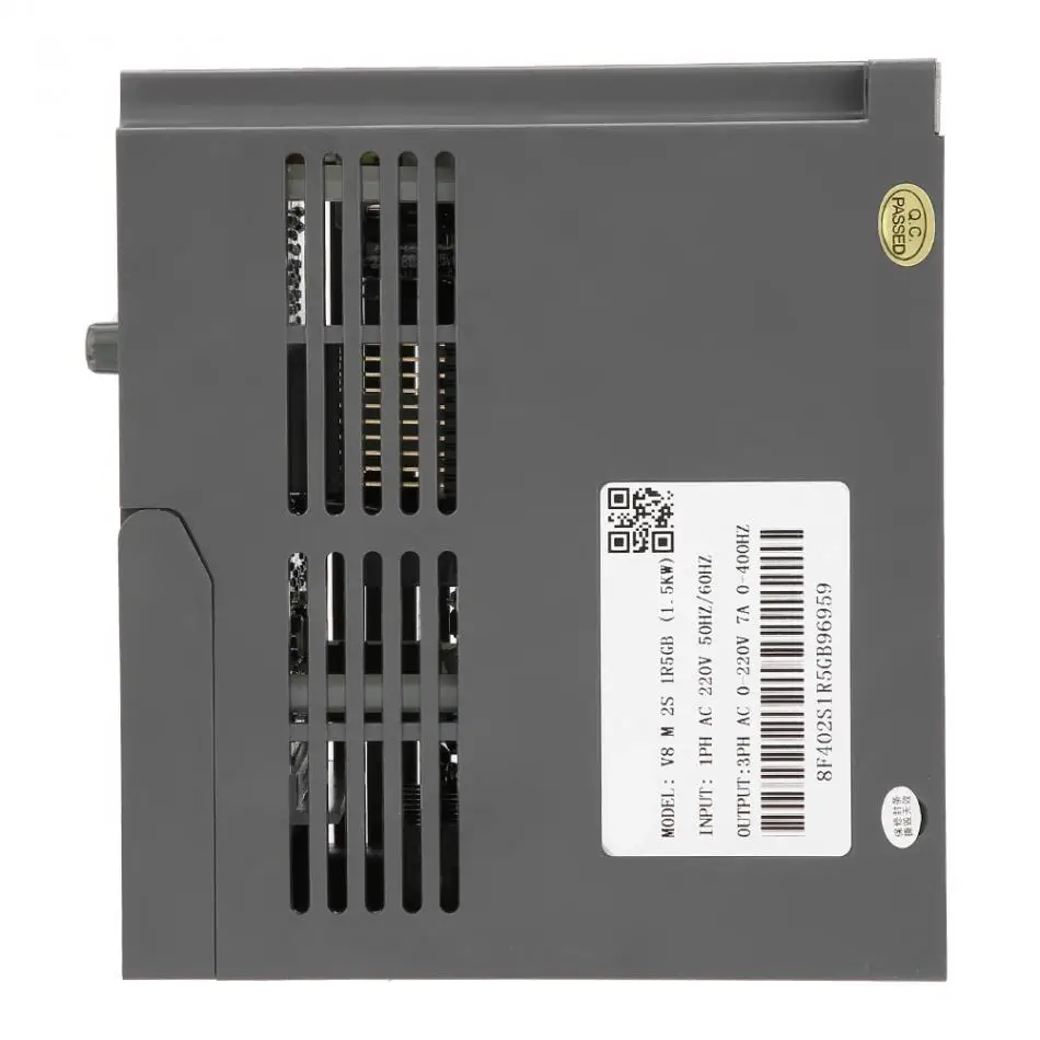 1.5kW 2HP вектор Тип частотный инвертор VFD конвертер 1-Phase 220V постоянного тока до 3-х фазный 0-220V 7A преобразователь частоты