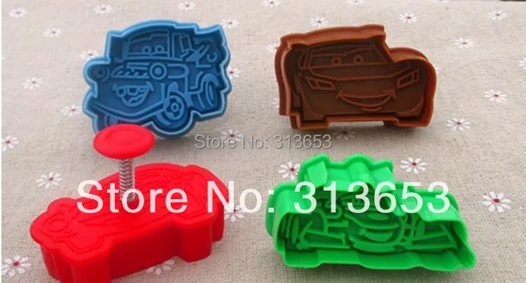 Новое поступление 8 шт./компл. автомобили штампы для печенья PLEX бисквит мастика