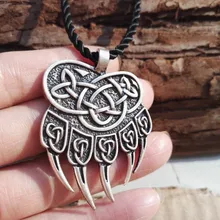 1 шт. новинка модное ожерелье с подвеской в виде лапы медведя