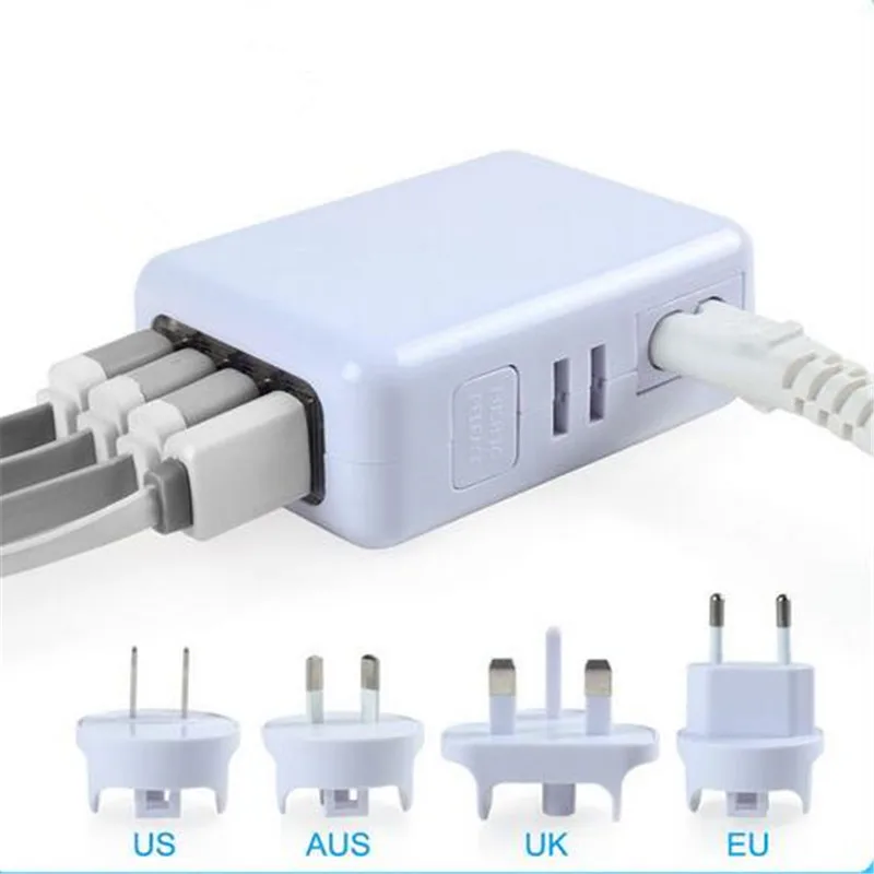 Зарядное устройство Effelon с 4 USB портами штепсельная вилка Европейского или