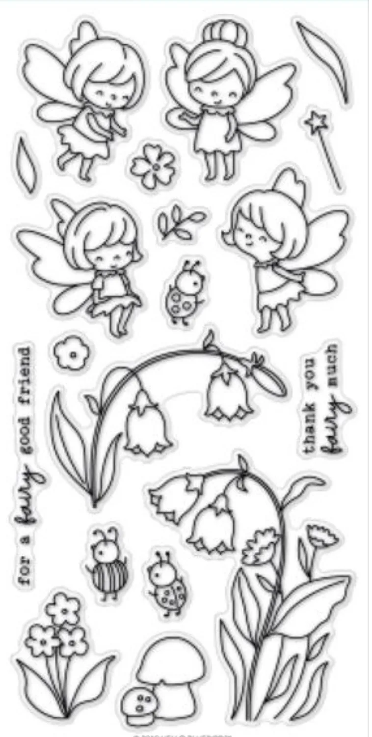 Прекрасный прозрачный силиконовый штамп/печать для скрапбукинга DIY/фотоальбом