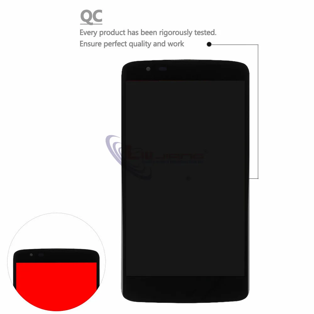 Новый оригинальный ЖК дисплей для LG K8 LTE K350N K350E K350DS кодирующий преобразователь